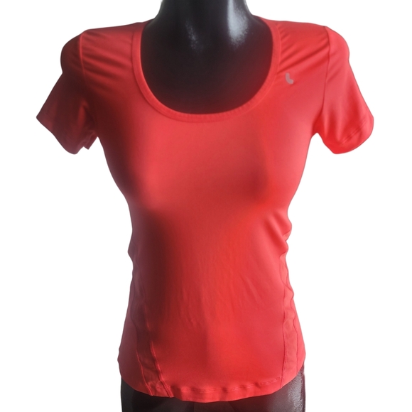 Lole Activewear Red Scoop Neck T-shirt XS - Picture 1 of 7